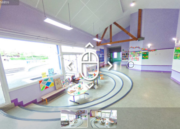 Visite virtuelle de l'école de Dozulé en Normandie
