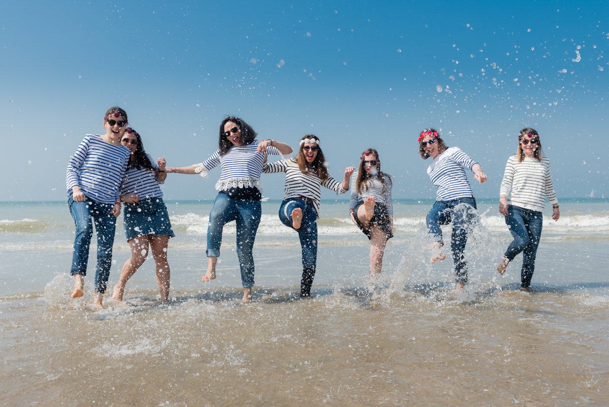 EVJF en Normandie jeux d'eau 