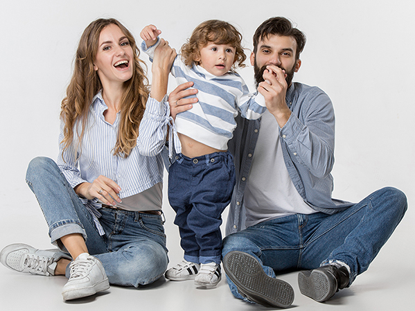 séance photo de famille en Studio en Normandie