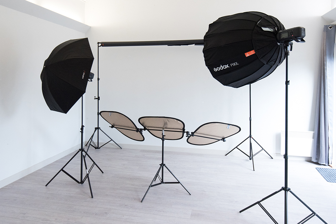 Studio photo en Normandie avec des éclairages professionnels ou en lumière naturelle